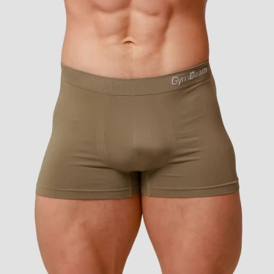 GymBeam Men’s Seamless Boxers 2Pack Army GymBeam Men’s Seamless Boxers 2Pack Army