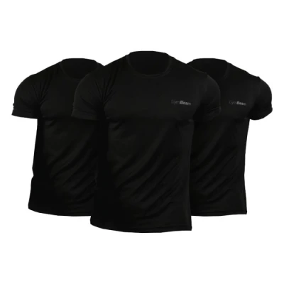 GymBeam Men‘s TRN T-Shirt 3Pack Black GymBeam Men‘s TRN T-Shirt 3Pack Black