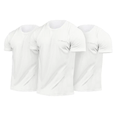 GymBeam Men‘s TRN T-Shirt 3Pack White GymBeam Men‘s TRN T-Shirt 3Pack White