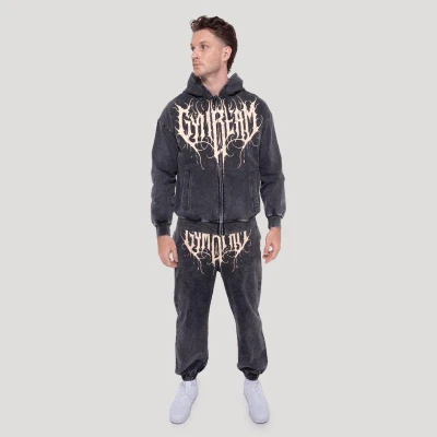 GymBeam Mikina Abyss Charcoal