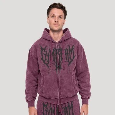 GymBeam Mikina Abyss Raisin GymBeam Mikina Abyss Raisin