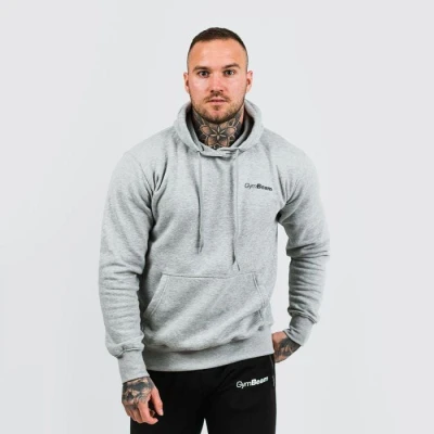 GymBeam Mikina Athlete Grey Black GymBeam Mikina Athlete Grey Black