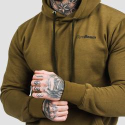 GymBeam Mikina Athlete Military Green Black