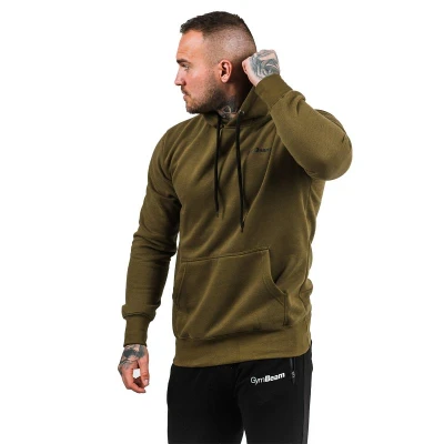 GymBeam Mikina Athlete Military Green Black