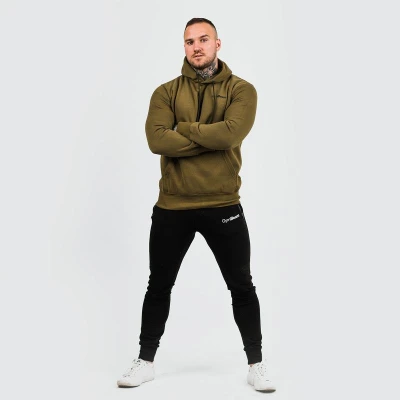 GymBeam Mikina Athlete Military Green Black