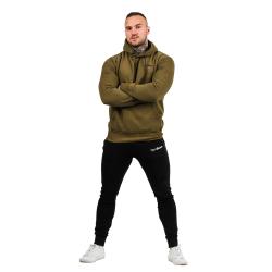 GymBeam Mikina Athlete Military Green Black