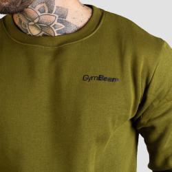 GymBeam Mikina Basic Jumper Military Green