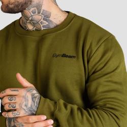 GymBeam Mikina Basic Jumper Military Green