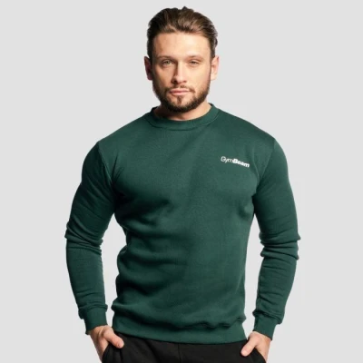 GymBeam Mikina Basic Jumper Pine GymBeam Mikina Basic Jumper Pine