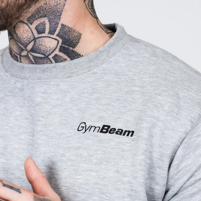 GymBeam Mikina Basic Jumper Grey