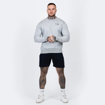 GymBeam Mikina Basic Jumper Grey