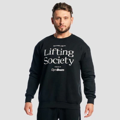 GymBeam Mikina Lifting Society Black