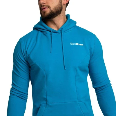GymBeam Mikina Limitless Hoodie Aquamarine