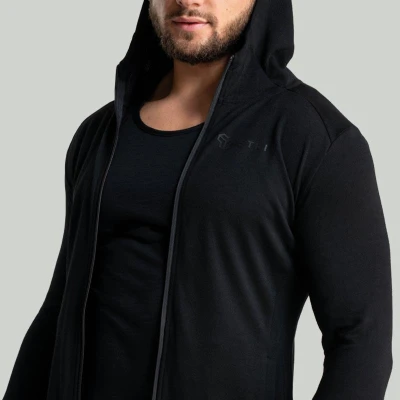 STRIX Mikina se zipem MERINO I Black