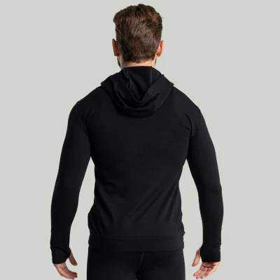 STRIX Mikina se zipem MERINO I Black