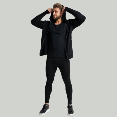 STRIX Mikina se zipem MERINO I Black