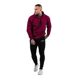 GymBeam Mikina PRO Hoodie Burgundy