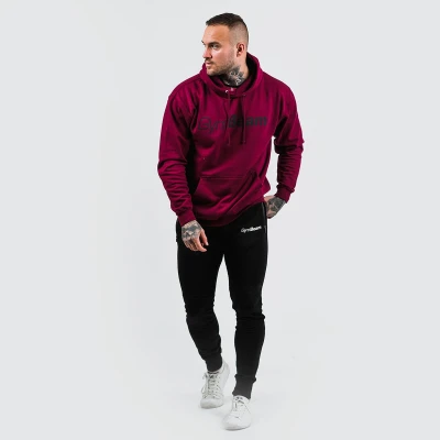 GymBeam Mikina PRO Hoodie Burgundy