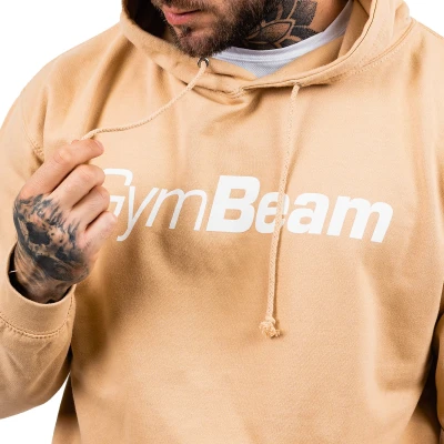 GymBeam Mikina PRO Hoodie Sand