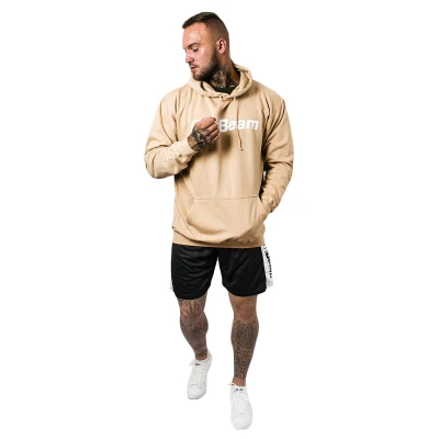 GymBeam Mikina PRO Hoodie Sand