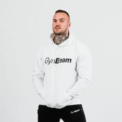 GymBeam Mikina PRO Hoodie White