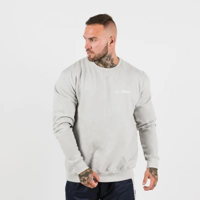 GymBeam Mikina PRO Jumper Moon Grey GymBeam Mikina PRO Jumper Moon Grey