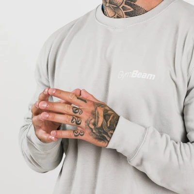 GymBeam Mikina PRO Jumper Moon Grey