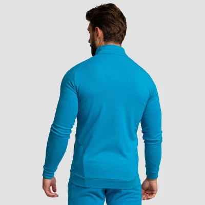 GymBeam Mikina se zipem Limitless Aquamarine