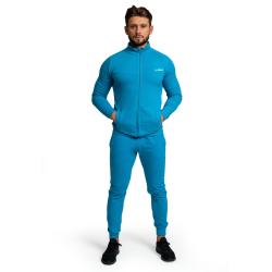 GymBeam Mikina se zipem Limitless Aquamarine