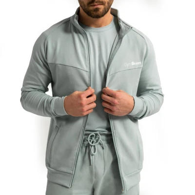 GymBeam Mikina se zipem Limitless Eucalypt