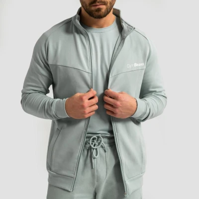 GymBeam Mikina se zipem Limitless Eucalypt