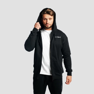 GymBeam Mikina se zipem Zone Black