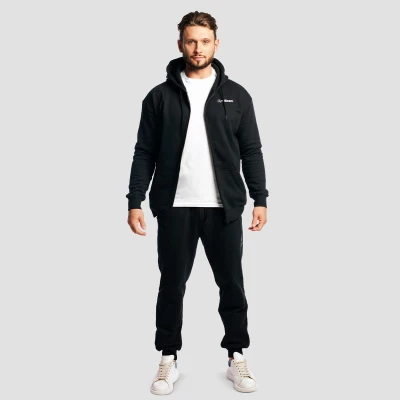 GymBeam Mikina se zipem Zone Black