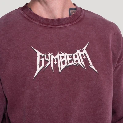 GymBeam Mikina Spike Burgundy