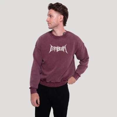 GymBeam Mikina Spike Burgundy