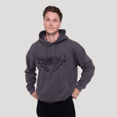 GymBeam Mikina Thorn Grey GymBeam Mikina Thorn Grey