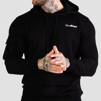 GymBeam Mikina TRN Hoodie Black