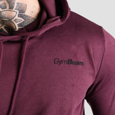 GymBeam Mikina TRN Hoodie Eggplant