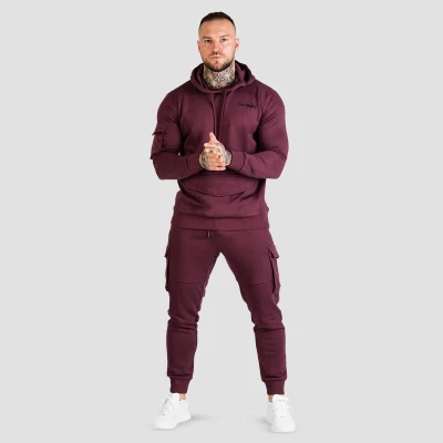 GymBeam Mikina TRN Hoodie Eggplant