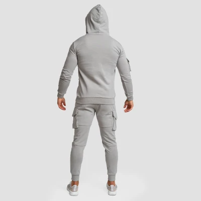 GymBeam Mikina TRN Hoodie Grey