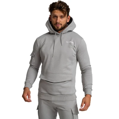 GymBeam Mikina TRN Hoodie Grey