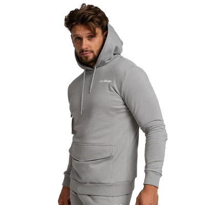 GymBeam Mikina TRN Hoodie Grey
