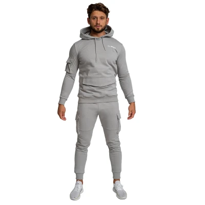 GymBeam Mikina TRN Hoodie Grey