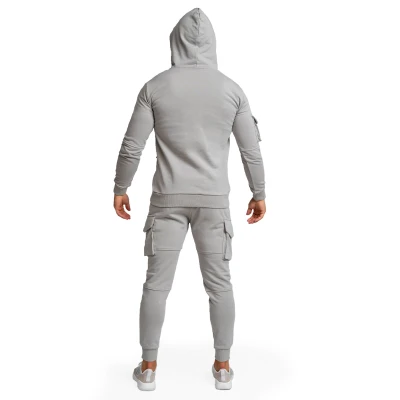 GymBeam Mikina TRN Hoodie Grey
