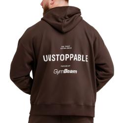 GymBeam Unstoppable Hoodie Brown
