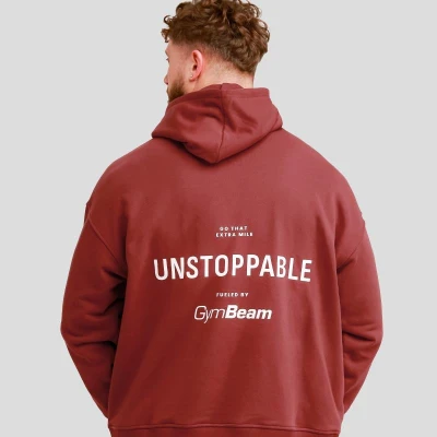 GymBeam Unstoppable Hoodie Red