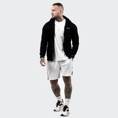 GymBeam Mikina Zipper Hoodie Black