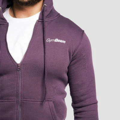 GymBeam Zipper Hoodie Obsidian pánská mikina se zipem