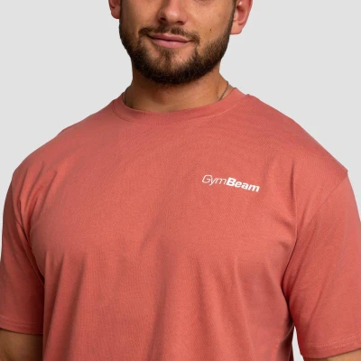 GymBeam Tričko Oversized Limitless Cinnamon