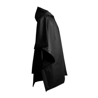 GymBeam Black nepromokavé pončo